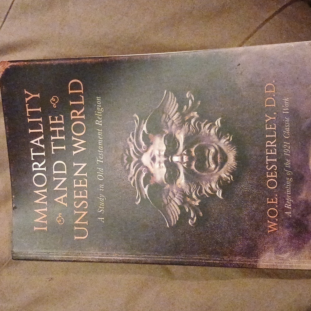 Book: Immortality and the unseen world